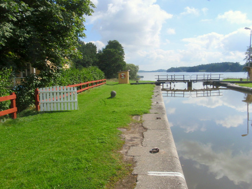 Locks at the headwater.